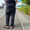 【Men's】Re made in tokyo japan | アールイーメイドイントーキョージャパン　French Linen Tuck Pants - BLACK - 画像 (7)