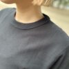 【Ladies】Healthknit | ヘルスニット　Basic Waffle Crewneck S/S Tee - BLACK [602S_SOLID] - 画像 (3)