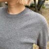 【Ladies】Healthknit | ヘルスニット　Basic Waffle Crewneck S/S Tee - CHARCOAL [602S_SOLID] - 画像 (3)