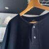 【Men's】NEEDLES | ニードルズ　Henry Neck Tee Cotton Pique - BLACK - 画像 (3)