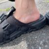 【Men's】THE NORTH FACE | ザ・ノースフェイス　Explore Camp Slide - KK TNFブラック×TNFブラック [NF02452] - 画像 (8)
