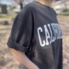 【Ladies】FLAVOR TEE | フレーバーティー　Print Big Tee〔CALIFORNIA〕- BLACK TEA [23103B05BKT] - 画像 (4)