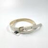 【Unisex】ANGLO | アングロ　Narrow Leather Belt - WHITE - 画像 (2)