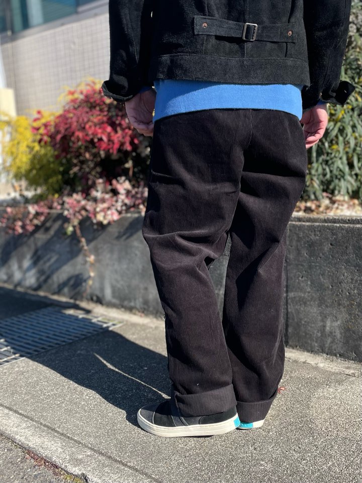 【Men's】BIG MIKE | ビッグマイク Corduroy Easy Pants - BLACK - 画像 (7)
