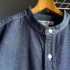 【Men's】free rage | フリーレイジ　"10oz DENIM" PLAY WORK No Collar Jacket - INDIGO - 画像 (11)