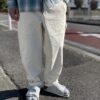 【Men's】BIG MIKE | ビッグマイク　Herringbone Painter Easy Pants - WHITE - 画像 (5)