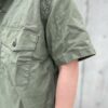 【Unisex】NEEDLES | ニードルズ　S/S Fatigue Shirt 〔Backsateen〕- OLIVE [MR232] - 画像 (5)