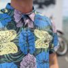 【Men's】patagonia | パタゴニア　Men's Malihini Pataloha Shirt - KALO : FORGE GREY [52566] - 画像 (4)