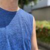 【Men's】patagonia | パタゴニア　Men's Sleeveless Capilene Cool Daily Shirt - VIKING BLUE : NAVY BLUE X-DYE [45255] - 画像 (4)