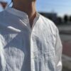 【Men's】*A VONTADE | アボンタージ　Banded Collar Shirts - WHITE - 画像 (5)