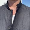 【Men's】NEEDLES | ニードルズ　S.C. Shirt [C/Pe/Pu Papillon Jq.] - BLACK - 画像 (6)