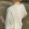 【Ladies】Healthknit | ヘルスニット　American Fabric Squar S/S T-Shirt - LIGHT GRAY - 画像 (5)