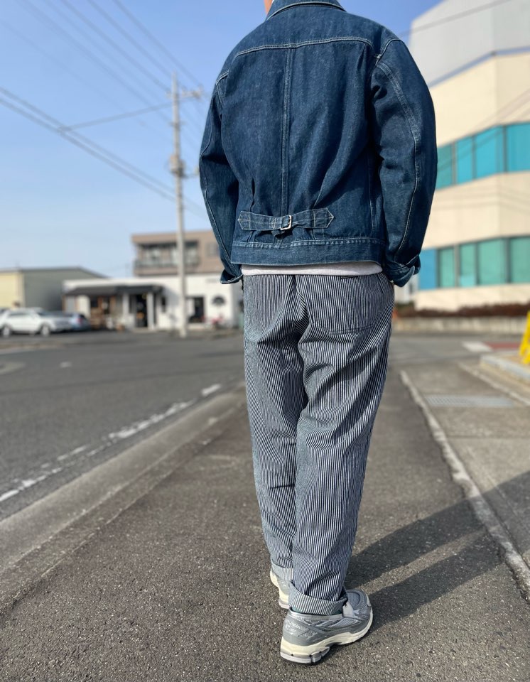 【Men's】BIG MIKE | ビッグマイク Denim Easy Pants - HICKORY - 画像 (8)