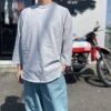 【Unisex】WALLA WALLA SPORT | ワラワラスポーツ　3/4 Baseball Tee - ALMINUM - 画像 (4)