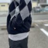 【Men's】BURLAP OUTFITTER | バーラップアウトフィッター　Argyle Fleece Cardigan - GREY / BLACK - 画像 (7)