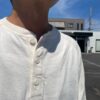 【Men's】BIG MIKE | ビッグマイク　10oz Henry Neck L/S Tee - NATURAL - 画像 (4)