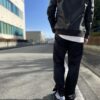 NEEDLES | ニードルズ　Zipped Sweat Pant [C/Pe Bright Jersey] - BLACK [MR308] - 画像 (7)