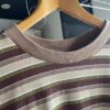 【Unisex】WALLA WALLA SPORT | ワラワラスポーツ　S/S Stripe Tee - BROWN / BEIGE - 画像 (8)