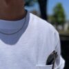 【Unisex】armi | アーミィ　『HARD MAN』Crew Pocket Tee - WHITE - 画像 (4)