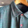 【Unisex】Rebuild by Needles | リビルドバイニードルズ　Flannel Shirt  7Cut Wide Sht / Over Dye - GREEN Ⅰ - 画像 (12)
