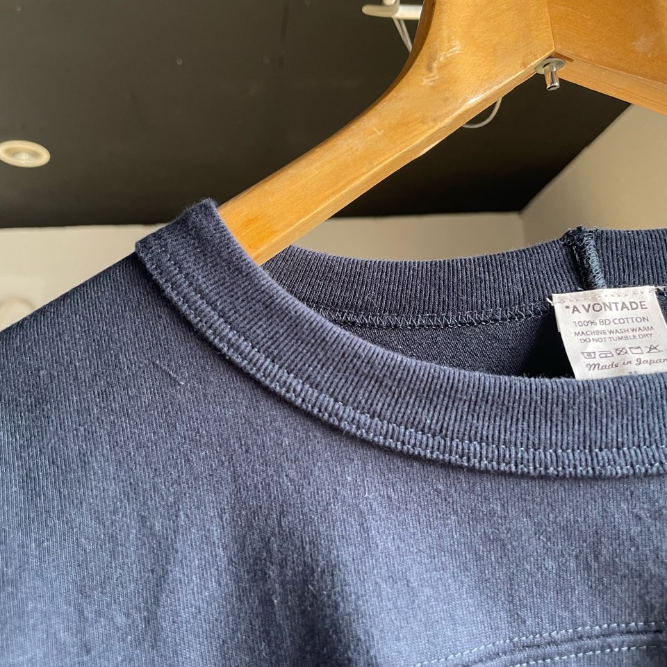 【Men's】*A VONTADE | アボンタージ 7.5oz FootBall T-Shirt - DK.NAVY - 画像 (8)