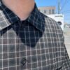 【Men's】*A VONTADE | アボンタージ　Tropical Wool Check Shirts S/S - DK.BROWN CHEACK [VTD-0369-SH] - 画像 (3)