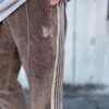 NEEDLES | ニードルズ　Narrow Track Pant [C/Pe Velour] - BROWN [LQ236] - 画像 (2)