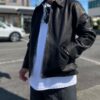 【Men's】*A VONTADE | アボンタージ　Leather Sport Jacket  - BLACK [RD-0113-25AW] - 画像 (2)