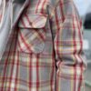 【Men's】BIG MIKE | ビッグマイク　Heavy Flannel Shirts - GRAY×YEL×RED - 画像 (5)