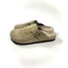 【Men's】NEEDLES | ニードルズ　Clog Sandal 《Suede Leather》- TAUPE [NS074] - 画像 (2)