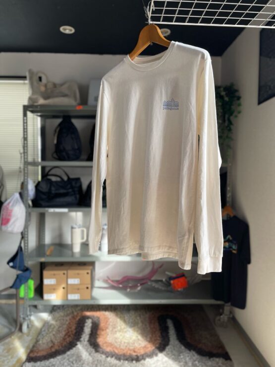 【Men's】patagonia | パタゴニア　L/S Strataspire Responsibili-Tee - BIRCH WHITE