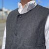 【Men's】*A VONTADE | アボンタージ　C/W Piping Vest - DK.CHARCOAL [VTD-0527-VT] - 画像 (2)