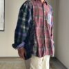 Rebuild by Needles | リビルドバイニードルズ　Flannel Shirt - 7Cut Wide Sht Tie Dye / Ⅲ - 画像 (2)