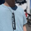 【Unisex】free rage | フリーレイジ　Rycycle Cotton Tee Solid - SAX - 画像 (4)