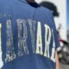 【Unisex】free rage | フリーレイジ　Fade Out Tee "HARVARD" - NAVY - 画像 (4)