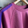 【Unisex】NEEDLES | ニードルズ　Track Crew Neck Shirt - WINE [NS245] - 画像 (3)