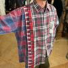 【Unisex】Rebuild by Needles | リビルドバイニードルズ　Flannel Shirt 7Cut Wide Sht - A - 画像 (3)
