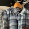 【Unisex】Rebuild by Needles | リビルドバイニードルズ　Flannel Shirt 7Cut Wide Sht - B - 画像 (7)