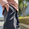 【Unisex】BURLAP OUTFITTER | バーラップアウトフィッター　Track Pant Solid - BLACK - 画像 (5)
