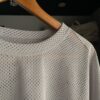 【Unisex】NEEDLES | ニードルズ　L/S U-Neck Tee 〔Raschel Lace〕 - LT.GREY - 画像 (10)