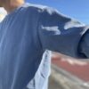 【Unisex】Import Brand　Garment Dyed Crew Swat - BLUE JEAN - 画像 (4)