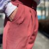 NEEDLES | ニードルズ　Tucked Side Tab Trouser [PE/W CARSEY] - ROSE WOOD [MR265] - 画像 (3)