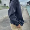 【Men's】*A VONTADE | アボンタージ　Mock Neck LS - SUMI [VTD-0623-CS] - 画像 (5)