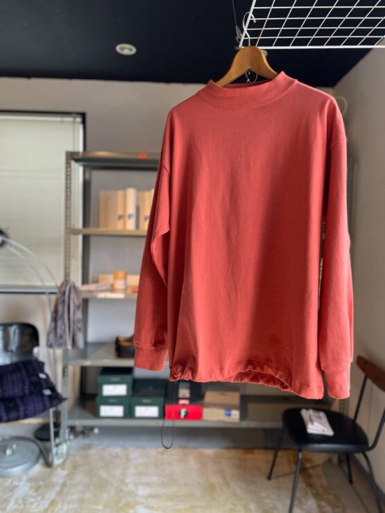 【Men's】*A VONTADE | アボンタージ　Mock Neck LS - SUNBURN RED [VTD-0623-CS]