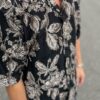 【Unisex】NEEDLES | ニードルズ　Cabana Shirt 《Flower Cut Jq.》ｰ BLACK [PU224] - 画像 (4)