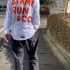【Unisex】STAMP Run&Co | スタンプ ランアンドカンパニー　STAMP Long Sleeve Tee "Support Your Local.24" - WHITE - 画像 (2)