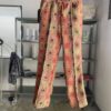 【Men's】NEEDLES | ニードルズ　String Boot-Cut Pant[Poly india Iq.] - RUST/NAVY/GREEN - 画像 (2)