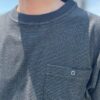 【Men's】BURLAP OUTFITTER | バーラップアウトフィッター　Half Sleeve B.B Stripe Tee - BLACK/GREY - 画像 (3)