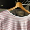 【Ladies】Le minor | ルミノア　Mademoiselle U-Neck - WHITE/ROSE PINK [20GF1640WRP] - 画像 (7)