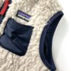 【Kid's】patagonia | パタゴニア　Baby Retro-X Vest - NATURAL W/NEW NAVY [61035] - 画像 (5)